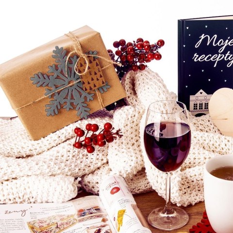 Grupa Orion Sp. z o.o. Podstawki pod Kubek Filcowe Płatek Śniegu 6 szt. 13,5 cm ORION Szare