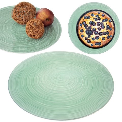 Grupa Orion Sp. z o.o. Taca Podtalerz Dekoracyjny 33 cm ORION Miętowa Nie do Zmywarki