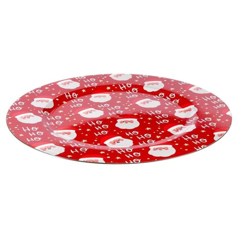 Grupa Orion Sp. z o.o. Podtalerz Świąteczny Mikołaj Czerwony 33 cm VILDE Dekoracja Stołu