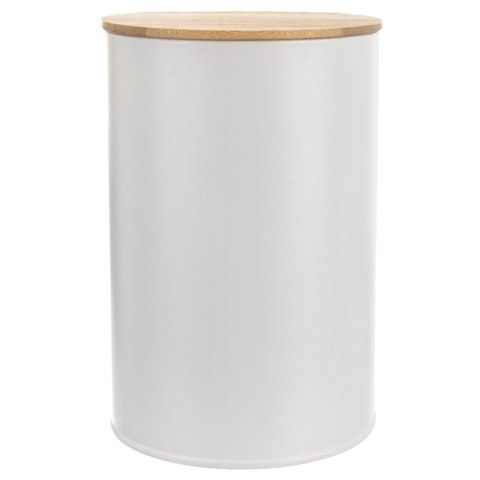Grupa Orion Sp. z o.o. Pojemnik Metalowy 800 ml ORION Bambusowa Pokrywka Szczelny 12,5 x 9,5 cm