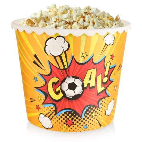 Grupa Orion Sp. z o.o. Pojemnik na Popcorn Chipsy Piłkarski 2,3 L ORION Goal 17 x 14 cm