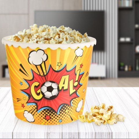 Grupa Orion Sp. z o.o. Pojemnik na Popcorn Chipsy Piłkarski 2,3 L ORION Goal 17 x 14 cm