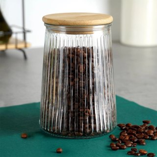 Grupa Orion Sp. z o.o. Pojemnik na produkty sypkie szklany z pokrywką i uszczelką 950 ml