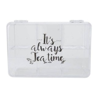 Grupa Orion Sp. z o.o. Pojemnik na Herbatę z Przedziałkami 21,5 x 15 x 8,5 cm EXCELLENT HOUSEWARE