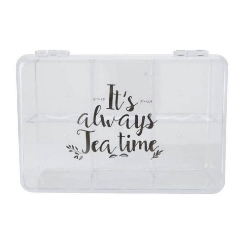 Grupa Orion Sp. z o.o. Pojemnik na Herbatę z Przedziałkami 21,5 x 15 x 8,5 cm EXCELLENT HOUSEWARE