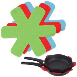 Grupa Orion Sp. z o.o. Przekładki Ochronne do Patelni Zestaw 5 szt. Średnica 18 cm EH