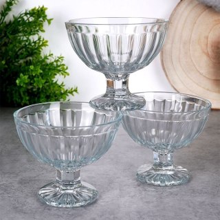 Grupa Orion Sp. z o.o. Pucharki do Lodów Szklane 3 szt. 180 ml Desery Galaretki Trwałe EH