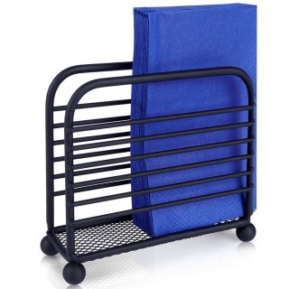 Grupa Orion Sp. z o.o. Serwetnik Metalowy Loft Czarny Industrialny 11,5 x 10 cm VILDE