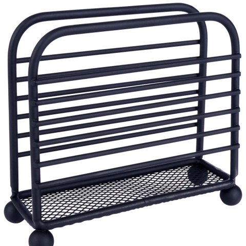 Grupa Orion Sp. z o.o. Serwetnik Metalowy Loft Czarny Industrialny 11,5 x 10 cm VILDE