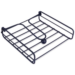 Grupa Orion Sp. z o.o. Serwetnik Metalowy Czarny z Dociskaczem 19 x 19,5 cm do Stolu VILDE