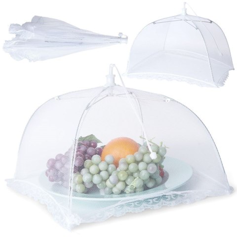 Grupa Orion Sp. z o.o. Siatka na Żywność Składana Ochrona Przed Owadami 30 x 30 cm VILDE