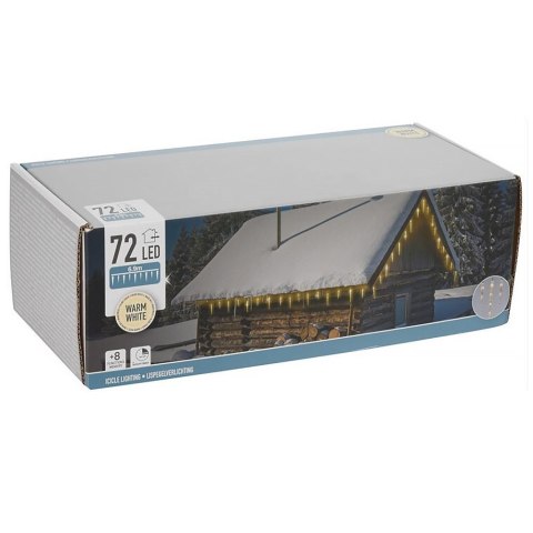 Grupa Orion Sp. z o.o. Kurtyna Świetlna Zewnętrzna 72 led 6,9 m ORION Sopel Timer ip44