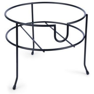 Grupa Orion Sp. z o.o. Stojak Pod Słój z Kranikiem Metalowy Czarny Stabilny 23,5 cm VILDE