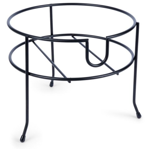 Grupa Orion Sp. z o.o. Stojak Pod Słój z Kranikiem Metalowy Czarny Stabilny 23,5 cm VILDE