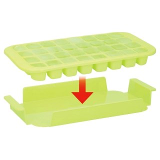 EDCO Eindhoven BV Forma Tacka do Kostek Lodu Silikonowa Zielona 32 Kostki ORION 2 szt.