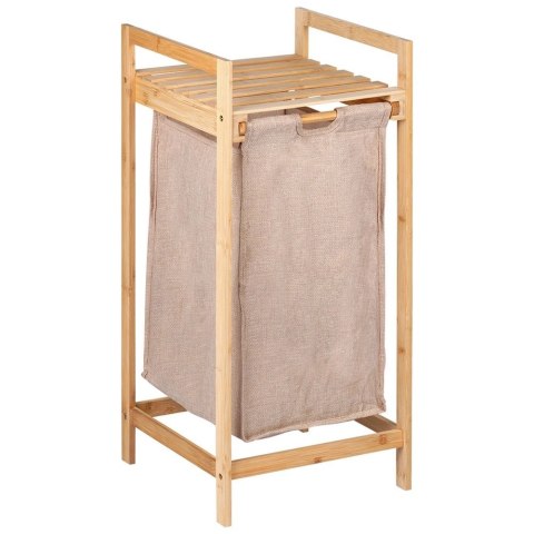 AM/63 Kosz na pranie bambusowy 33x33x73cm