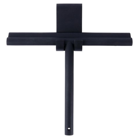 Grupa Orion Sp. z o.o. Ściągaczka do Szyb z Haczykiem Silikonowa Czarna Solidna VILDE 24,5x20,5 cm