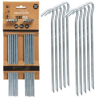 Grupa Orion Sp. z o.o. Śledzie do Namiotu Metalowe 10 szt. 23 cm REDCLIFFS Nierdzewne Długie