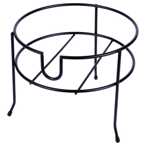 Grupa Orion Sp. z o.o. Stojak Pod Słój z Kranikiem Metalowy Czarny Stabilny 23,5 cm VILDE