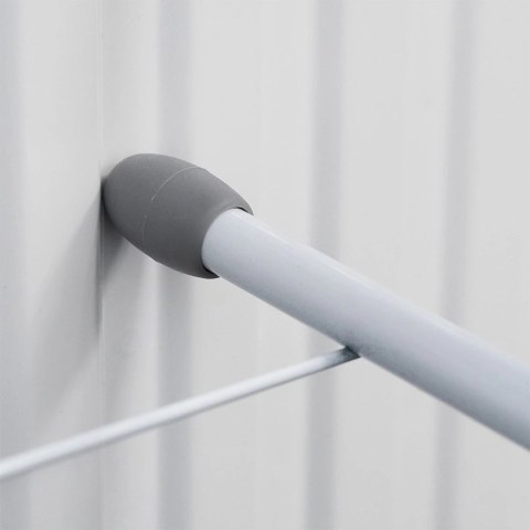 Grupa Orion Sp. z o.o. Suszarka na Pranie na Kaloryfer Metalowa Biała Rozkładana VILDE 55x50,5 cm