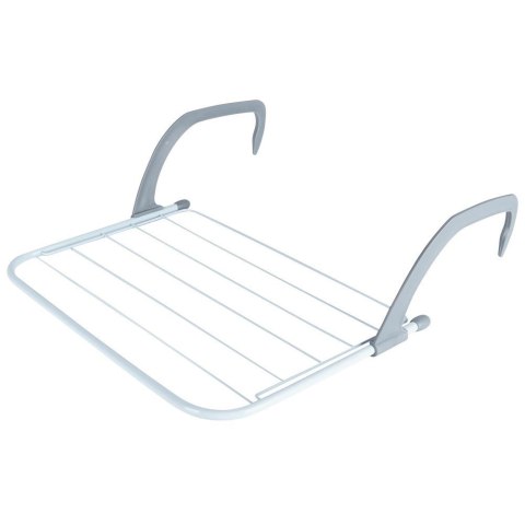 Grupa Orion Sp. z o.o. Suszarka na Pranie na Kaloryfer Metalowa Biała Rozkładana VILDE 55x50,5 cm