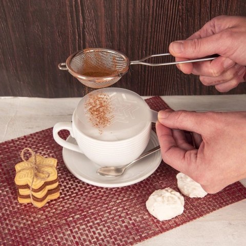 Grupa Orion Sp. z o.o. Szablony do Kawy i Deserów Świąteczne 6 el. na Boże Narodzenie ORION