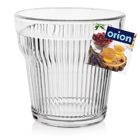 Grupa Orion Sp. z o.o. Szklanka Akrylowa CHARISMA Plastikowa Ryflowana Turystyczna 350 ml ORION