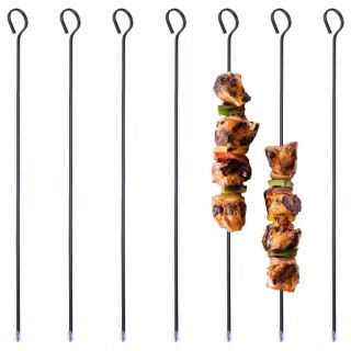 Grupa Orion Sp. z o.o. Szpikulce do Szaszłyków Stalowe 8 szt. 31,5 cm VAGGAN Nieprzywierające