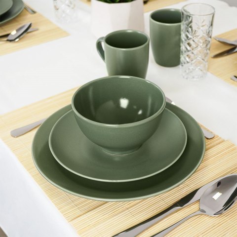 Grupa Orion Sp. z o.o. Talerz Deserowy Ceramiczny Zielony ALFA 21,5 cm ORION Zmywarka