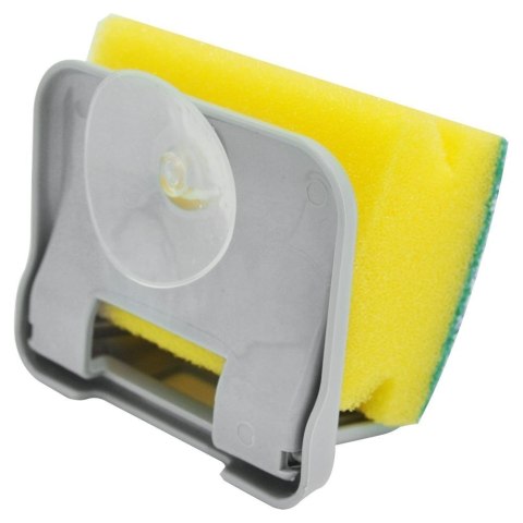 Grupa Orion Sp. z o.o. Uchwyt na Gąbkę z Przyssawką ULTRACLEAN W Zestawie Gąbka 9 x 8 cm