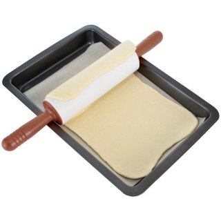 Grupa Orion Sp. z o.o. Wałek do Ciasta Wałkowania Silikonowy Obrotowy Solidny ORION 47 x 6,5 cm