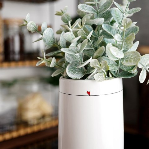 Grupa Orion Sp. z o.o. Wazon na Kwiaty Ceramiczny SERCE 610 ml ORION Zmywarka 23 cm