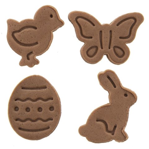 Grupa Orion Sp. z o.o. Wykrawacze do Ciastek 4 szt. ORION Wielkanoc z Tłokiem Żółte