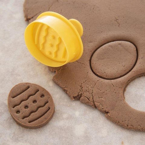 Grupa Orion Sp. z o.o. Wykrawacze do Ciastek 4 szt. ORION Wielkanoc z Tłokiem Żółte