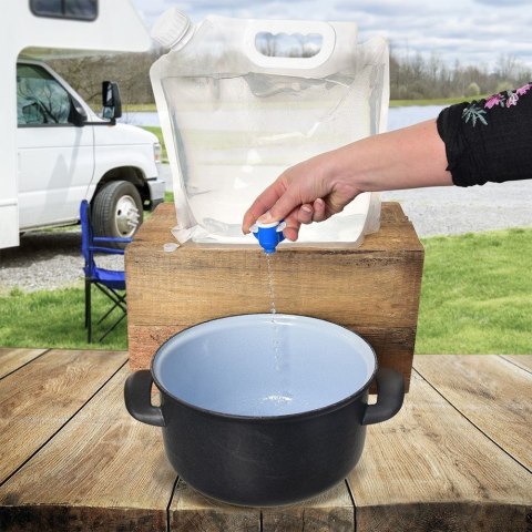 Grupa Orion Sp. z o.o. Zbiornik na Wodę 11 L ORION Składany Kanister z Kranikiem Kemping