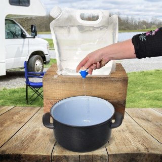 Grupa Orion Sp. z o.o. Zbiornik na Wodę 4,8 L ORION Składany Kanister z Kranikiem Kemping