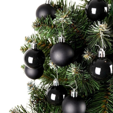 Grupa Orion Sp. z o.o. Bombki Choinkowe Czarne Nietłukące 4 cm 20 szt. ORION Świąteczne Komplet