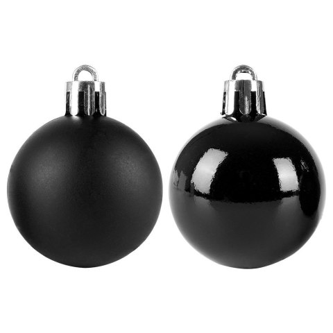 Grupa Orion Sp. z o.o. Bombki Choinkowe Czarne Nietłukące 4 cm 20 szt. ORION Świąteczne Komplet