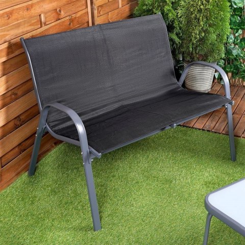 Grupa Orion Sp. z o.o. Zestaw Mebli Ogrodowych 4 el. AMBIANCE Metal Sofa Fotele Stolik