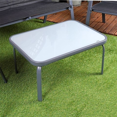 Grupa Orion Sp. z o.o. Zestaw Mebli Ogrodowych 4 el. AMBIANCE Metal Sofa Fotele Stolik