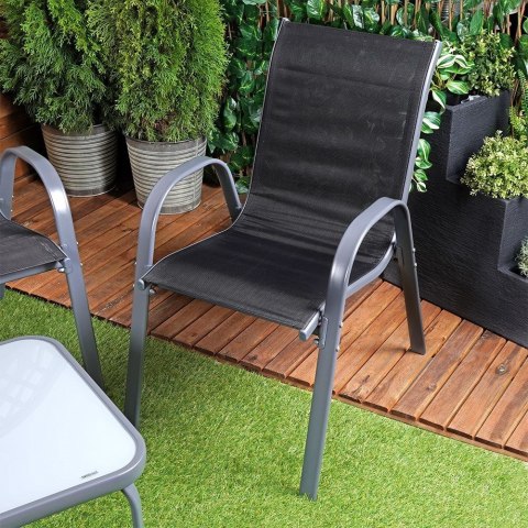 Grupa Orion Sp. z o.o. Zestaw Mebli Ogrodowych 4 el. AMBIANCE Metal Sofa Fotele Stolik