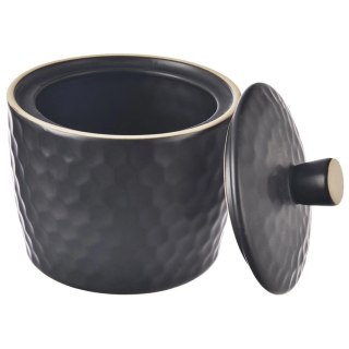 Grupa Orion Sp. z o.o. Cukierniczka Cukiernica Ceramiczna Czarna Ozdobna Klasyczna ORION 320 ml