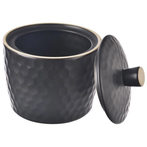 Grupa Orion Sp. z o.o. Cukierniczka Cukiernica Ceramiczna Czarna Ozdobna Klasyczna ORION 320 ml