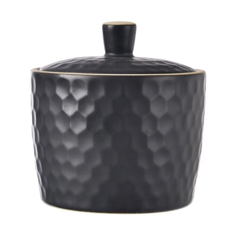 Grupa Orion Sp. z o.o. Cukierniczka Cukiernica Ceramiczna Czarna Ozdobna Klasyczna ORION 320 ml