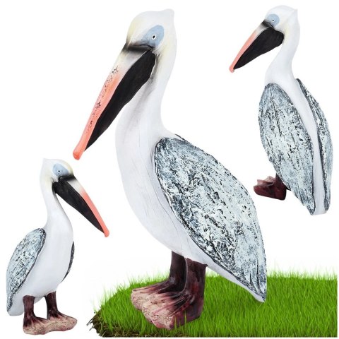 Grupa Orion Sp. z o.o. Figurka Ozdobna Ogrodowa Pelikan Ptak do Ogrodu PROGARDEN 20,5x10,5x28,5 cm