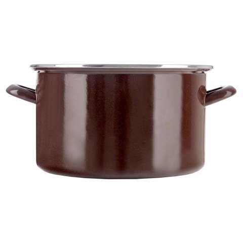 Grupa Orion Sp. z o.o. Garnek Emaliowany Retro Tradycyjny Duży Gaz Indukcja Solidny ORION 8 l