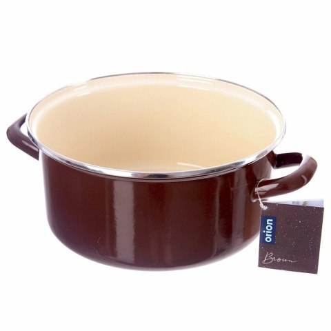 Grupa Orion Sp. z o.o. Garnek Emaliowany Tradycyjny Gaz Indukcja do Gotowania ORION 26 cm, 5 l