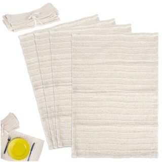 Grupa Orion Sp. z o.o. Komplet Zestaw 4 Podkładek na Stół HOME STYLING COLLECTION Bawełna 30x45 cm