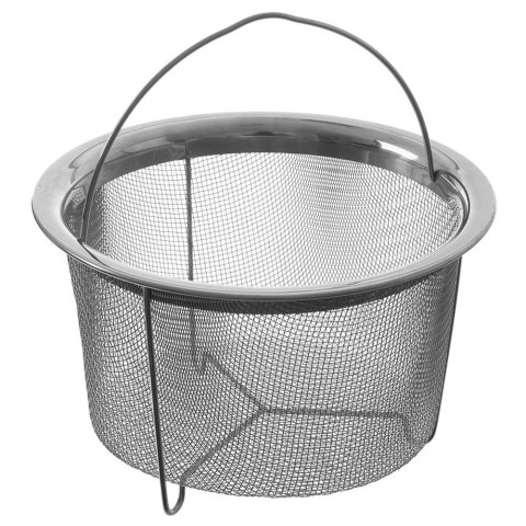 Grupa Orion Sp. z o.o. Koszyk do Smażenia Frytek Pączków Stalowy z Uchwytem Solidny ORION 21x13 cm