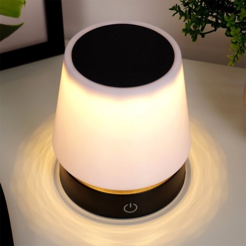 Grupa Orion Sp. z o.o. Lampa Lampka Stołowa Nocna LED Biała Bezprzewodowa AMBIANCE 11-29,5 cm